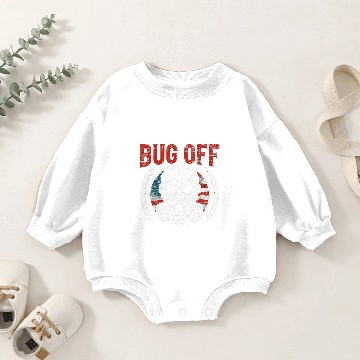 Discover Bug Off Exterminator Pest Control Technician Controller Baby Romper Sweatshirts
