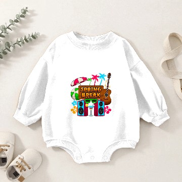 Discover Spring Break Party Semester break Spring Break Baby Romper Sweatshirts