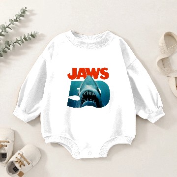 Discover Jaws 50th Anniversary Vintage Baseball Jerseys Baby Romper Sweatshirts