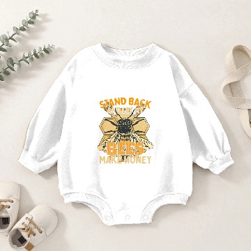 Discover Bees Honey Bee Hive Baby Romper Sweatshirts