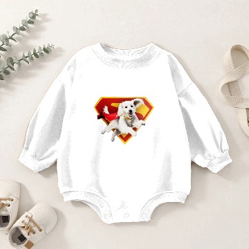 Discover Superman Krypto Shield Baseball Jerseys Baby Romper Sweatshirts