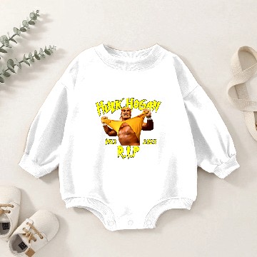 Discover Hulk Hogan Hawaiians RIP 1953-2025 Baby Romper Sweatshirts