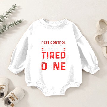 Discover Pest Control Squad Bed Bug Control Exterminator 1 Baby Romper Sweatshirts