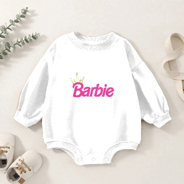 Discover Barbie Racerback Baby Romper Sweatshirts