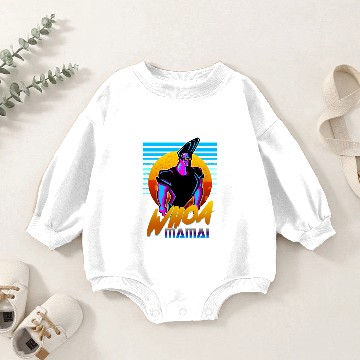 Discover Johnny Bravo - Whoa Mama! Outrun Style Graphic Baby Romper Sweatshirts