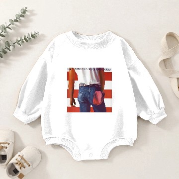 Discover Bruce Springsteen Born In The U.S.A. Baby Romper Sweatshirts