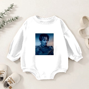 Discover Johnny Depp Retro Baby Romper Sweatshirts,