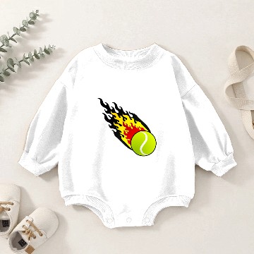 Discover Fireball Tennis Belgium Baby Romper Sweatshirts