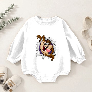 Discover Looney Tunes Tasmanian Devil Taz Baby Romper Sweatshirts