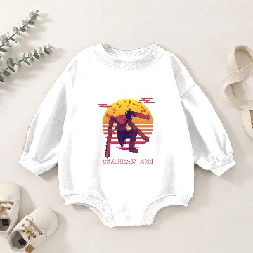 Discover Chainsaw Sunset - Chainsaw - Baby Romper Sweatshirts