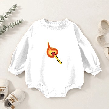 Discover Lit Match Baby Romper Sweatshirts