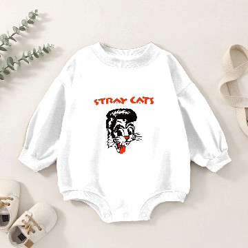 Discover BEAT To HELL Rare Y2K Stray Cats Baby Romper Sweatshirts M
