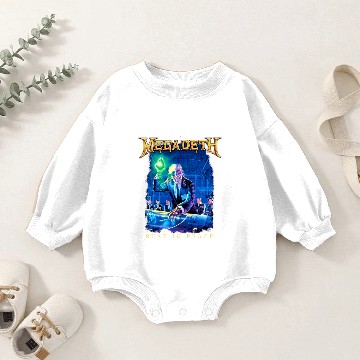 Discover Megadeth Rust In Peace Tracklist Baby Romper Sweatshirts