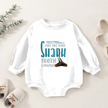 Discover shark, shark teeth, shark teeth, Baby Romper Sweatshirts