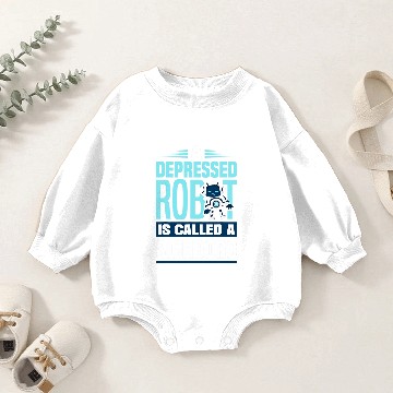 Discover Robotics Engineering Humanoid Robot Sighborg Baby Romper Sweatshirts