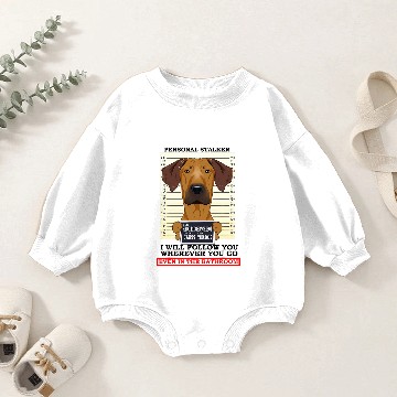 Discover Personal Stalker Rhodesian Ridgeback Baby Romper Sweatshirts