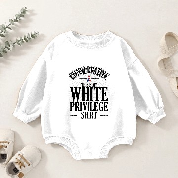 Discover Anti Liberal Tears Snowflake White Privilege Cure liberalism Baby Romper Sweatshirts