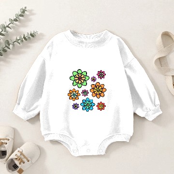 Discover Stylish Pattern Creative Art Modern Artwork Drawing Baby Romper Sweatshirts