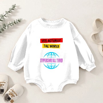 Discover The World Revolves Around My German Shorthaired Pointer Baby Romper Sweatshirts