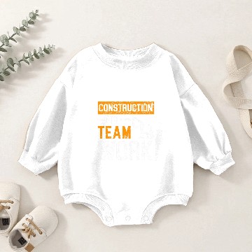Discover Construction Is Team Work Job Profession Construction Worker Baby Romper Sweatshirts