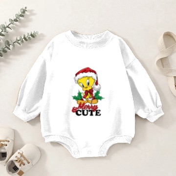 Discover Tweety Bird Baby Romper Sweatshirts Looney Tunes Christmas Tweety Bird Merry & Cute