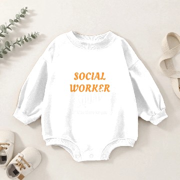 Discover Cool Social Work Squad Team Worker Baby Romper Sweatshirts