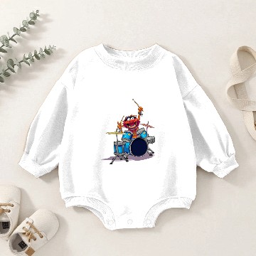 Discover Animal Drummer The Muppets Show | Essential Baby Romper Sweatshirts