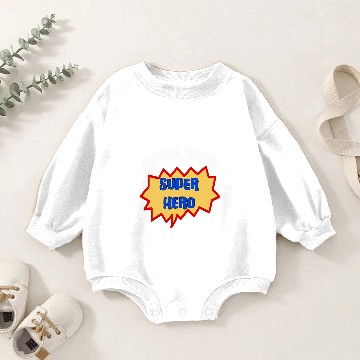 Discover Comic Book Super Hero Funny Baby Romper Sweatshirts