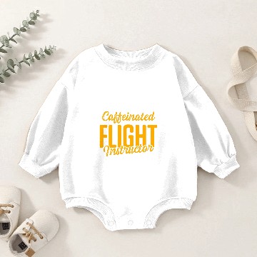 Discover Flight Instructor Pilot Aviation Trainer 45 Baby Romper Sweatshirts