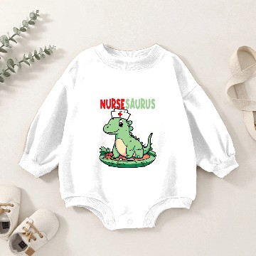 Discover nursessaurus nurses TRexs Dinosaur nursess Baby Romper Sweatshirts