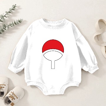 Discover Uchiha Clan Symbol By Elsid37 D4t4t8l Baby Romper Sweatshirts