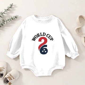 Discover World Cup 2026 USA Logo Baseball Jerseys Baby Romper Sweatshirts