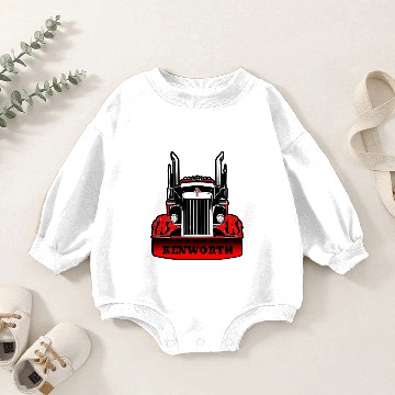 Discover Kenworth Kids Baby Romper Sweatshirts