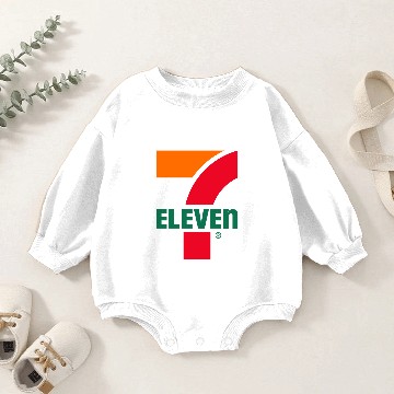 Discover 7-Eleven Baseball Jackets Baby Romper Sweatshirts