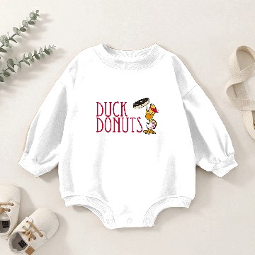 Discover Duck Donuts Baby Romper Sweatshirts