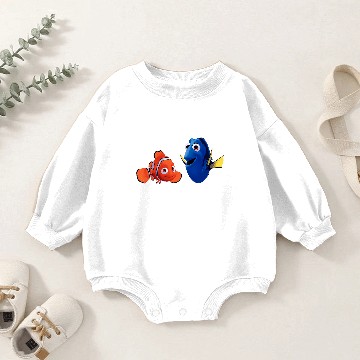 Discover Finding Nemo Nemo and dory Finding Nemo Essential Baby Romper Sweatshirts