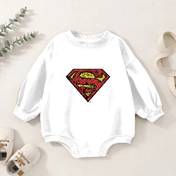 Discover DC Comics Superman Comic Chest Logo Zip Baby Romper Sweatshirts, Gift For Fans