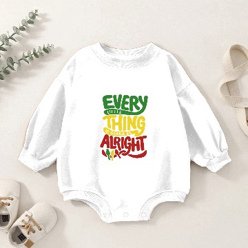 Discover Bob Marley- Three Little Birds Baby Romper Sweatshirts