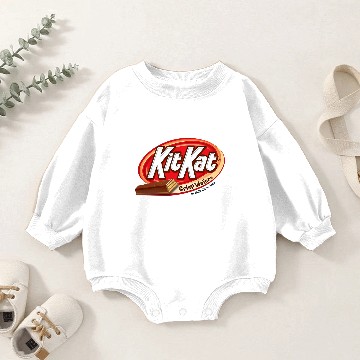 Discover Kit Kat candy bar Baby Romper Sweatshirts