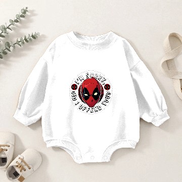 Discover Marvel Deadpool I'm Sorry Did I Offend You Pullover Baby Romper Sweatshirts, Gift For Fan
