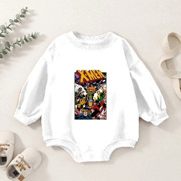 Discover Uncanny X-Men Baby Romper Sweatshirts - Phoenix, Storm, Wolverine, Banshee, Cyclops, Colossus