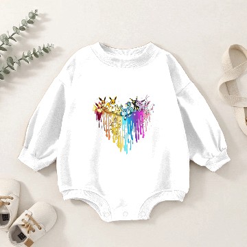 Discover PKM Eevee Evolution Baby Romper Sweatshirts