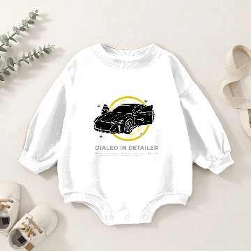 Discover Dialed In Detailer - Auto Detailer Process for Pros Baby Romper Sweatshirts