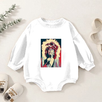 Discover Tina Turner For President Baby Romper Sweatshirts