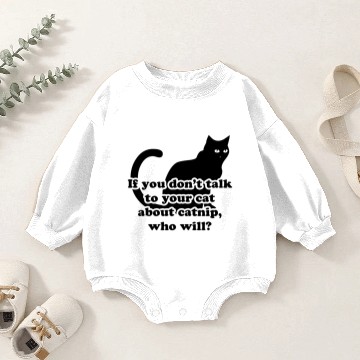 Discover Catnip Baby Romper Sweatshirts