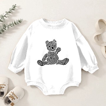 Discover teddy bear Baby Romper Sweatshirts