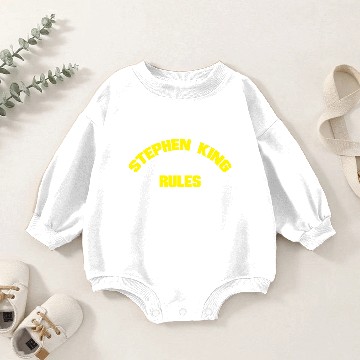Discover Stephen King Rules Baby Romper Sweatshirts