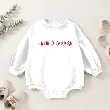 Discover Dice Evolution d20 Dungeons & Dragons Baby Romper Sweatshirts