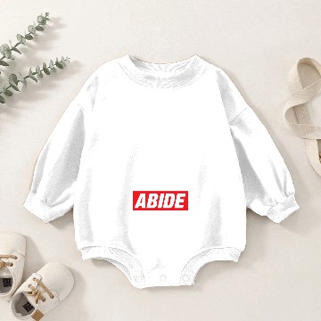 Discover Abide The Dude Baby Romper Sweatshirts