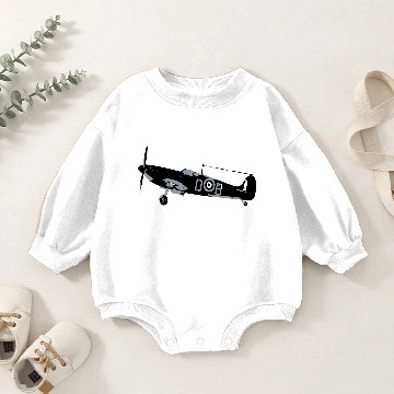 Discover Supermarine Spitfire Baby Romper Sweatshirts